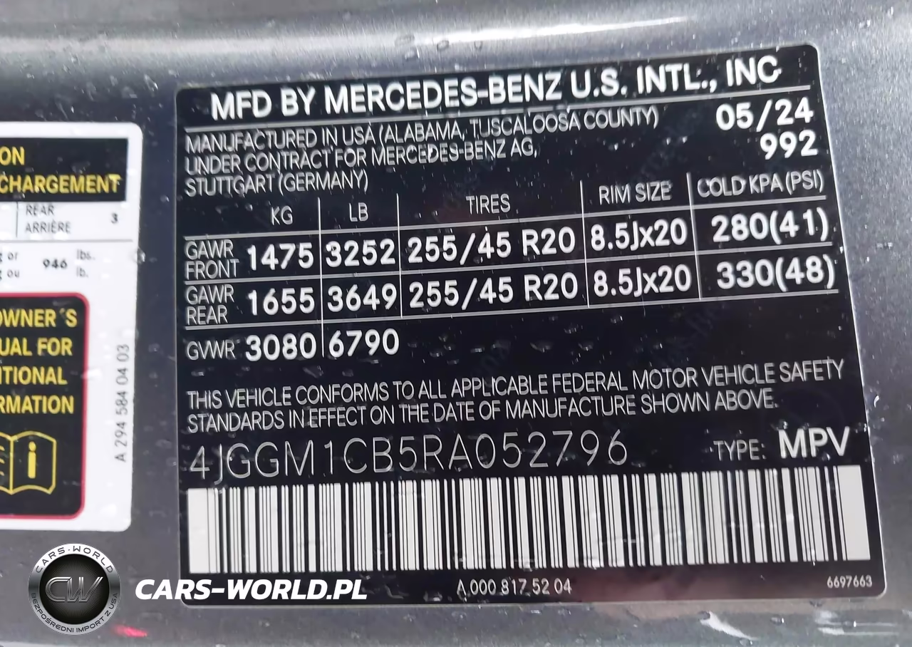 2024 Mercedes-Benz Eqe 350 Suv 4Matic VIN:4JGGM1CB5RA052796 - 9