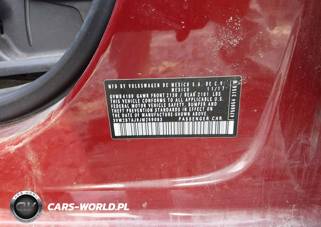 2018 Volkswagen Jetta 1.4T S VIN:3VW2B7AJ9JM259083 - 9