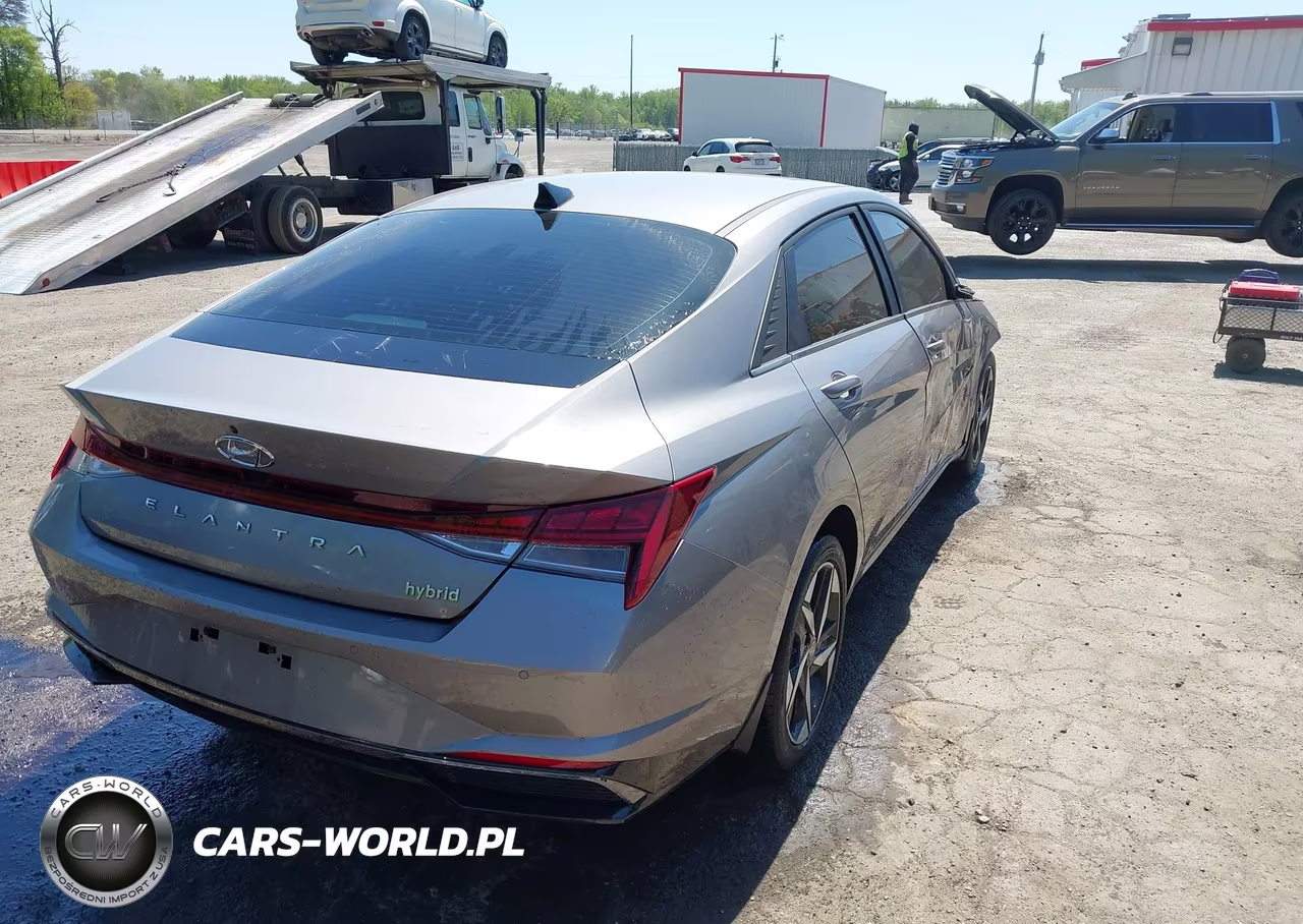 2023 Hyundai Elantra Hybrid Limited VIN:KMHLN4AJ3PU091728 - 4
