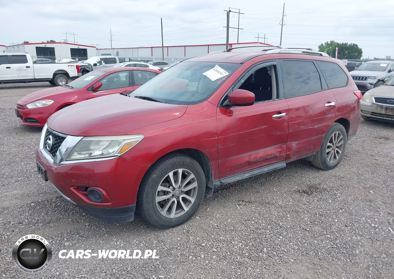 2014 Nissan Pathfinder Sv VIN:5N1AR2MNXEC639323 - 2