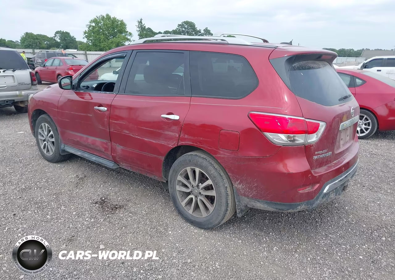2014 Nissan Pathfinder Sv VIN:5N1AR2MNXEC639323 - 3