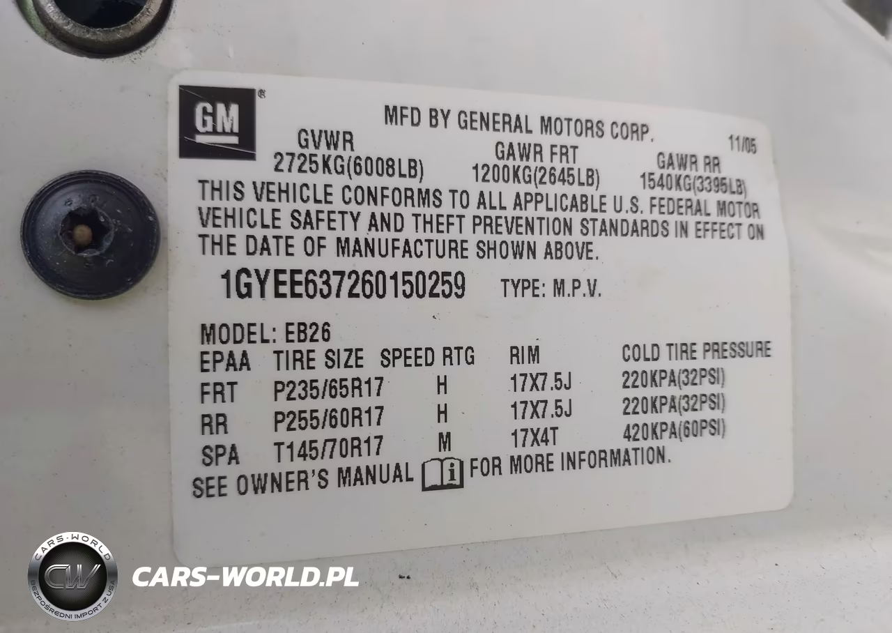 2006 Cadillac Srx V6 VIN:1GYEE637260150259 - 9