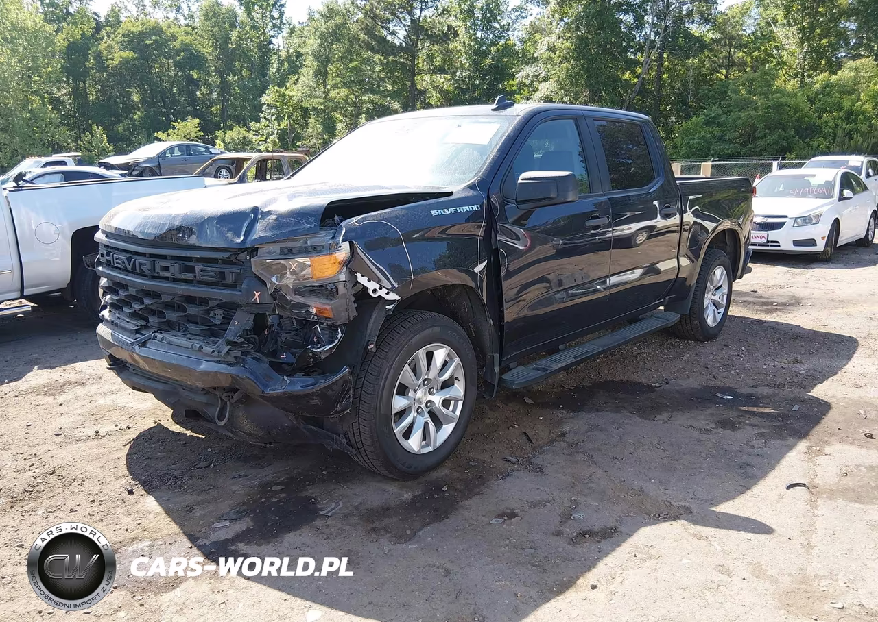 2022 Chevrolet Silverado 1500 2Wd Short Bed Custom VIN:1GCPABEK2NZ552488 - 2