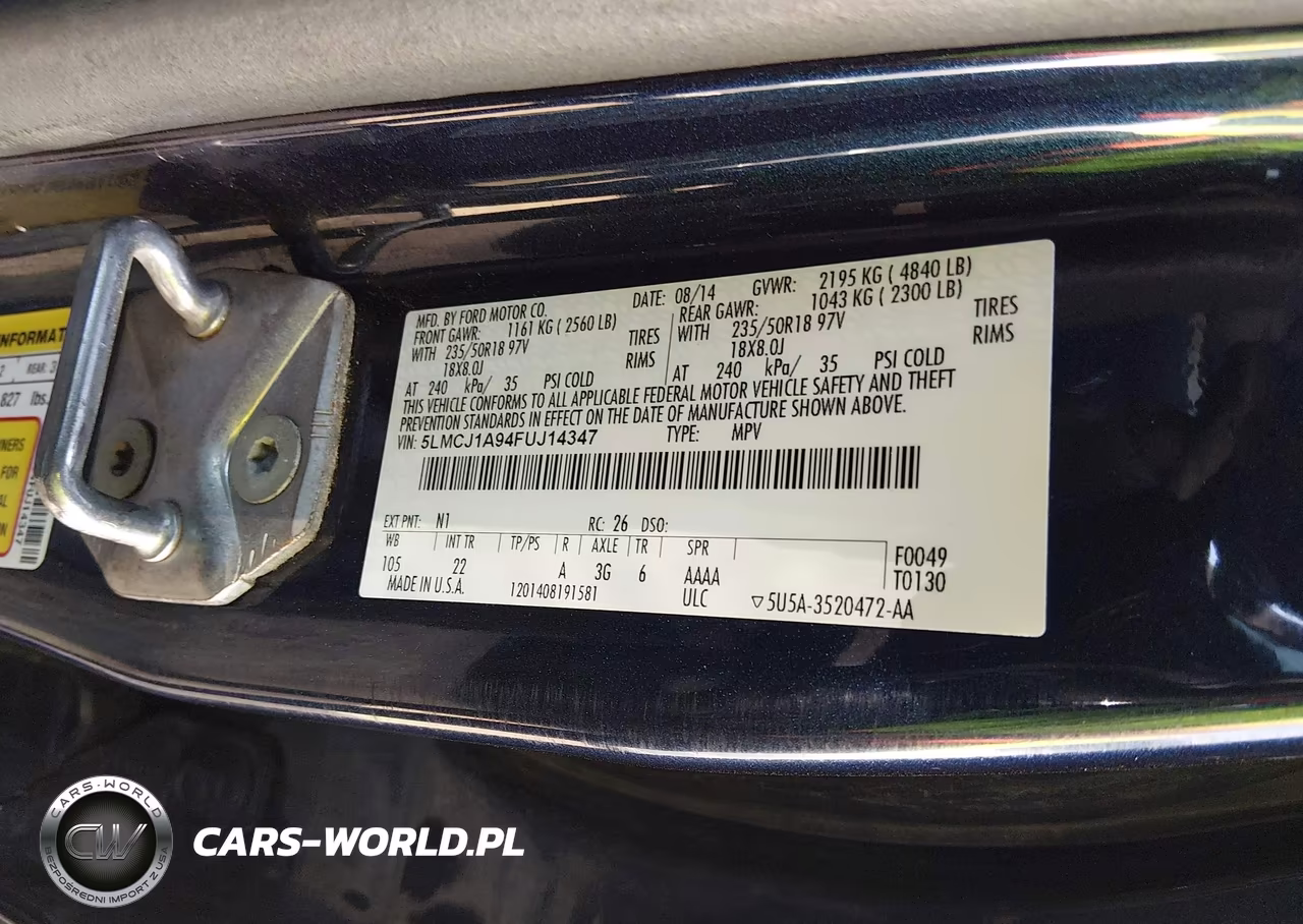 2015 Lincoln Mkc VIN:5LMCJ1A94FUJ14347 - 9
