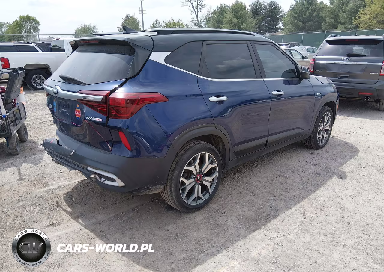 2021 Kia Seltos Sx Turbo VIN:KNDETCA28M7086881 - 4