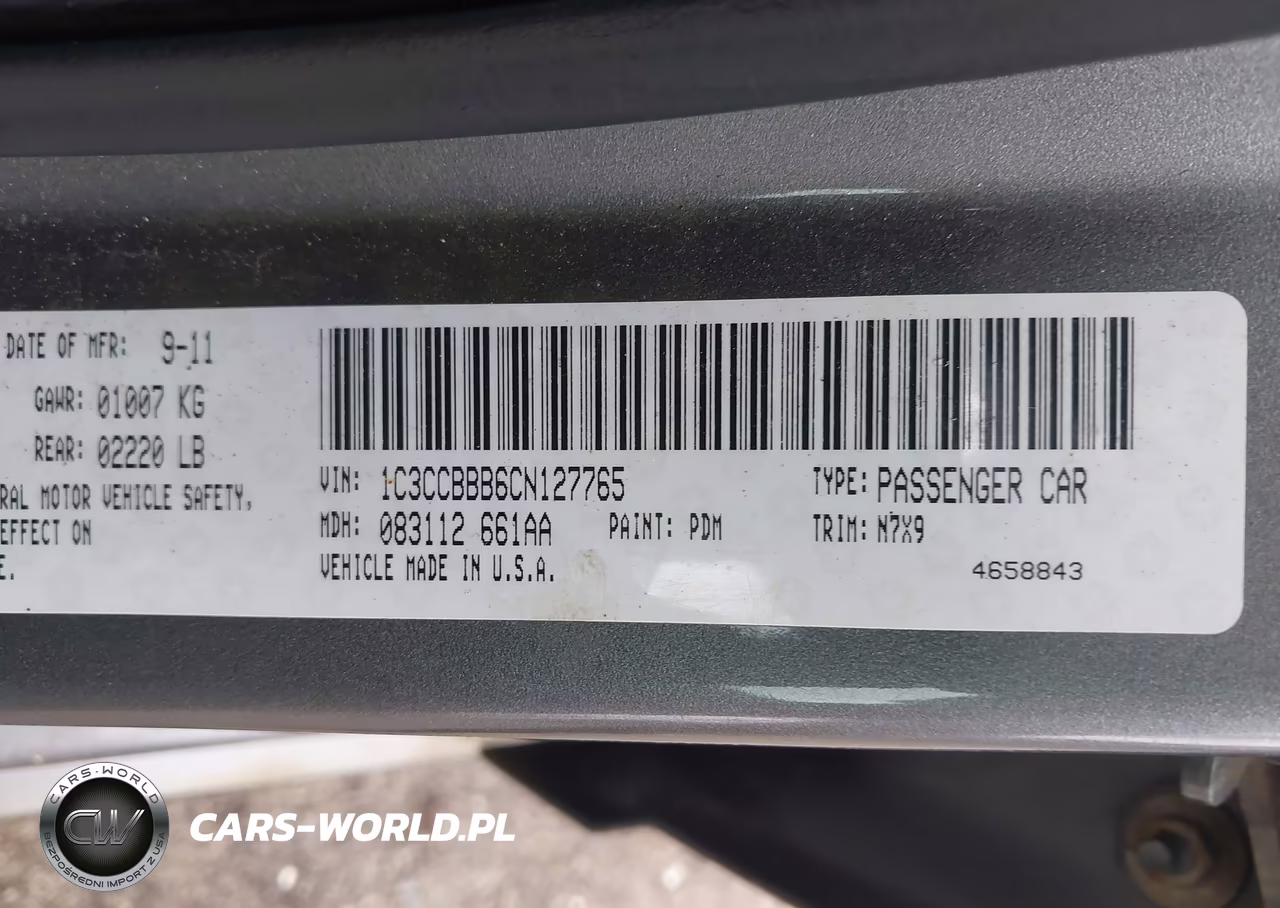2012 Chrysler 200 Touring VIN:1C3CCBBB6CN127765 - 9