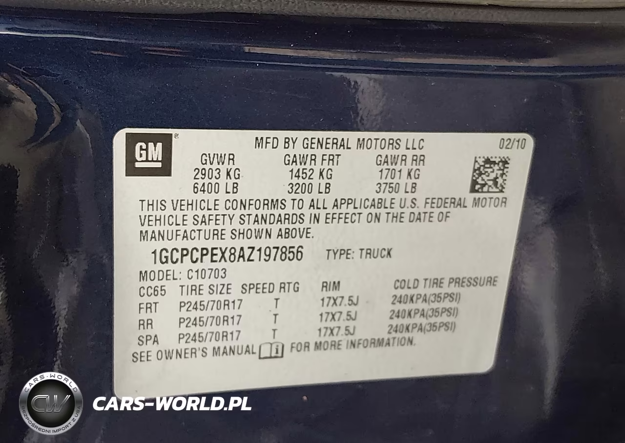 2010 Chevrolet Silverado 1500 Work Truck VIN:1GCPCPEX8AZ197856 - 9