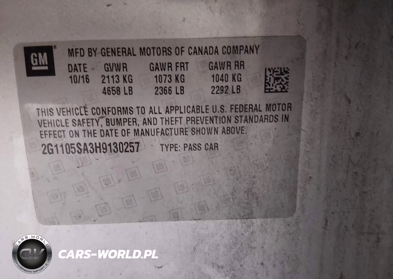 2017 Chevrolet Impala 1Lt VIN:2G1105SA3H9130257 - 9