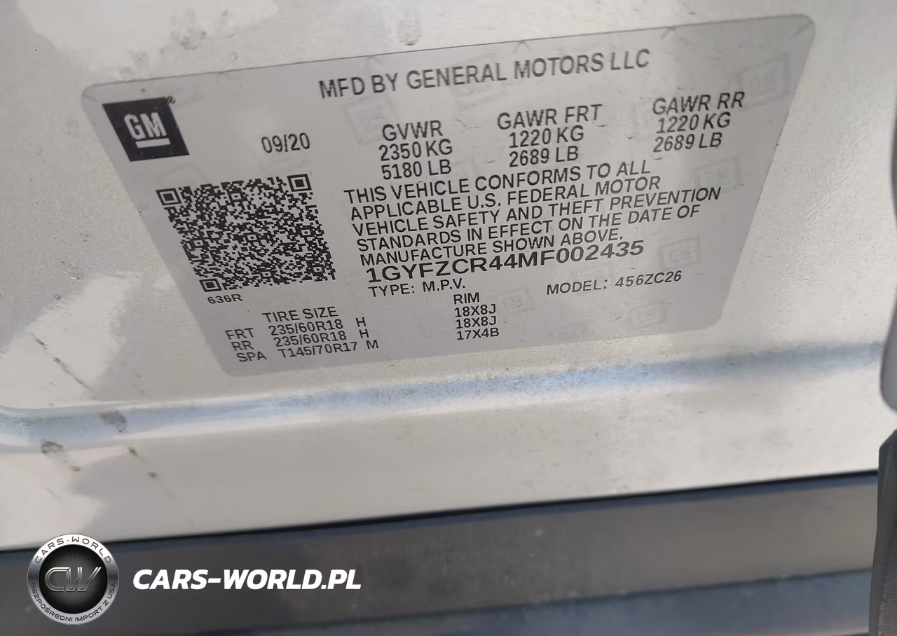 2021 Cadillac Xt4 Fwd Premium Luxury VIN:1GYFZCR44MF002435 - 9