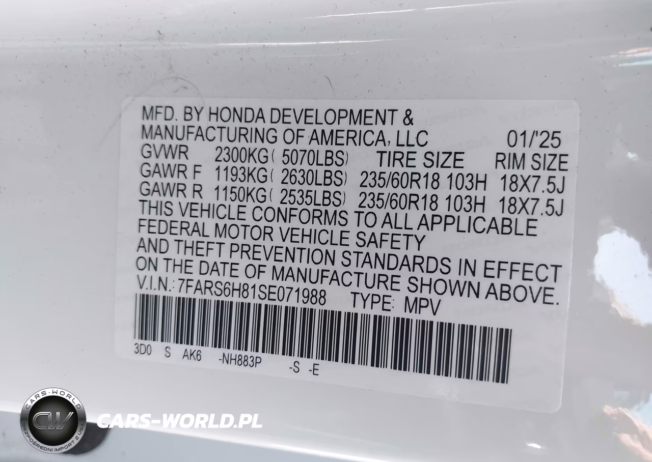 2025 Honda Cr-V Hybrid Sport-L VIN:7FARS6H81SE071988 - 9