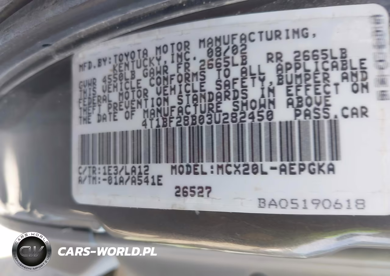 2003 Toyota Avalon Xls VIN:4T1BF28B03U282450 - 9