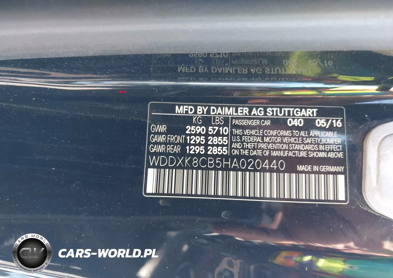 2017 Mercedes-Benz S 550 VIN:WDDXK8CB5HA020440 - 9