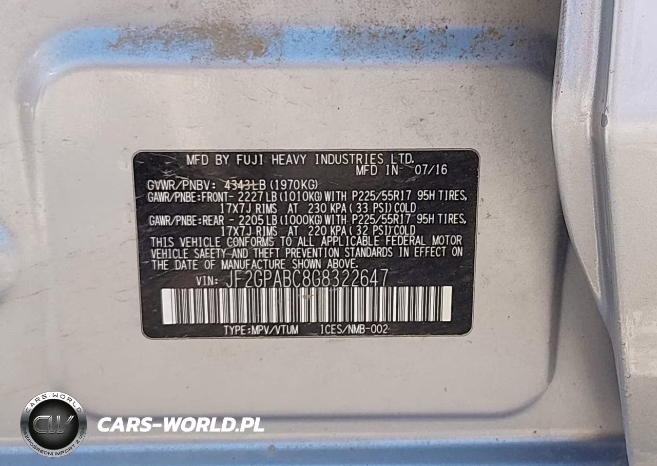 2016 Subaru Crosstrek 2.0I Premium VIN:JF2GPABC8G8322647 - 9