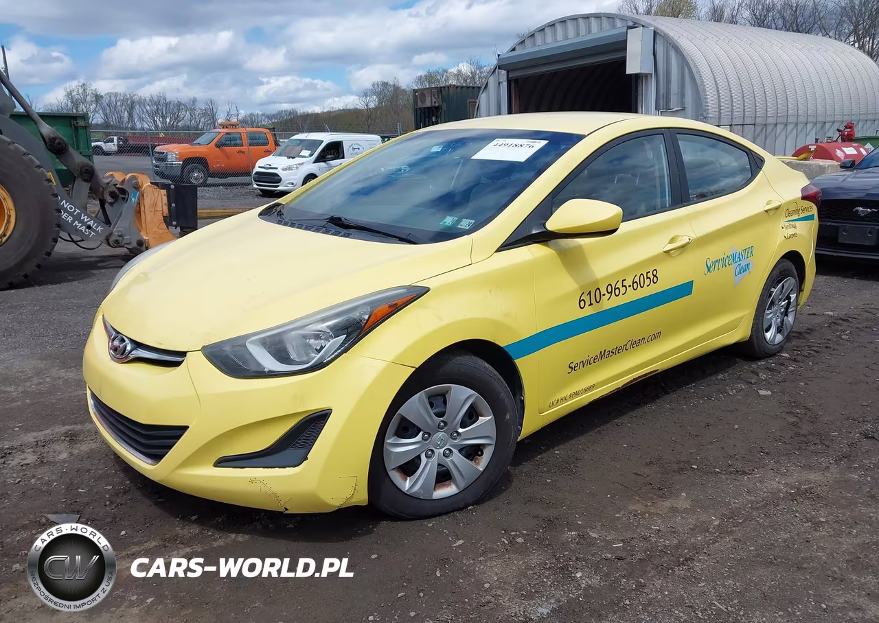 2016 Hyundai Elantra Se VIN:5NPDH4AE9GH712354 - 2