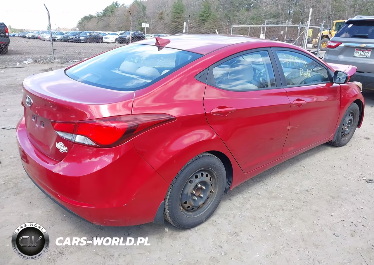 2016 Hyundai Elantra Se VIN:KMHDH4AE8GU619858 - 4