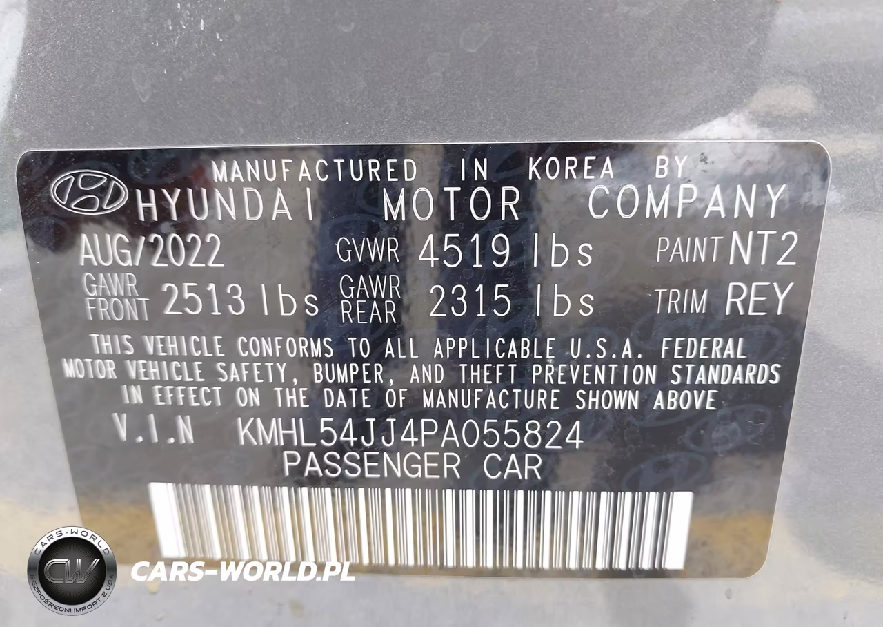 2023 Hyundai Sonata Hybrid Limited VIN:KMHL54JJ4PA055824 - 9