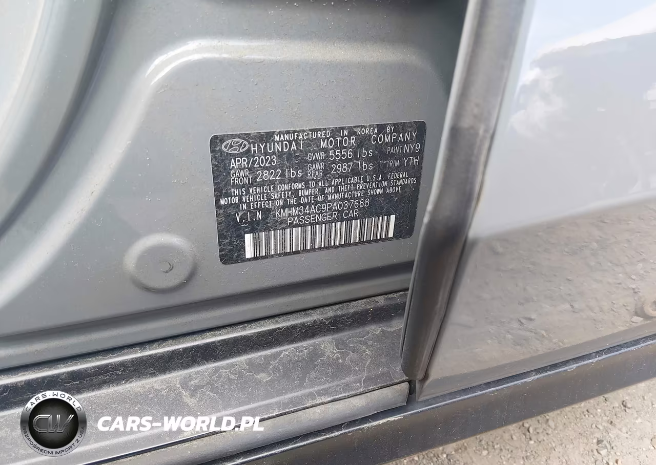 2023 Hyundai Ioniq 6 Sel VIN:KMHM34AC9PA037668 - 9