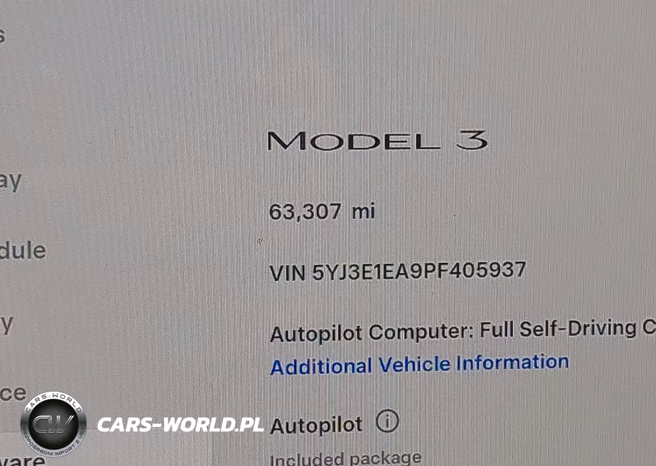 2023 Tesla Model 3 Rear-Wheel Drive VIN:5YJ3E1EA9PF405937 - 16