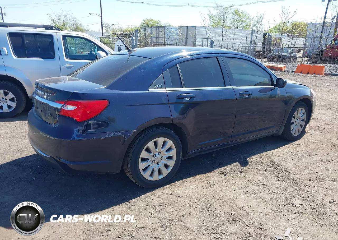 2013 Chrysler 200 Lx VIN:1C3CCBAG9DN726979 - 4