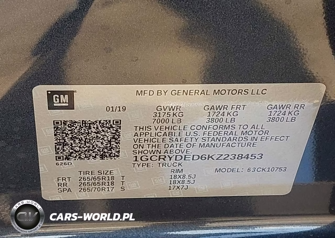 2019 Chevrolet Silverado 1500 Lt VIN:1GCRYDED6KZ238453 - 9