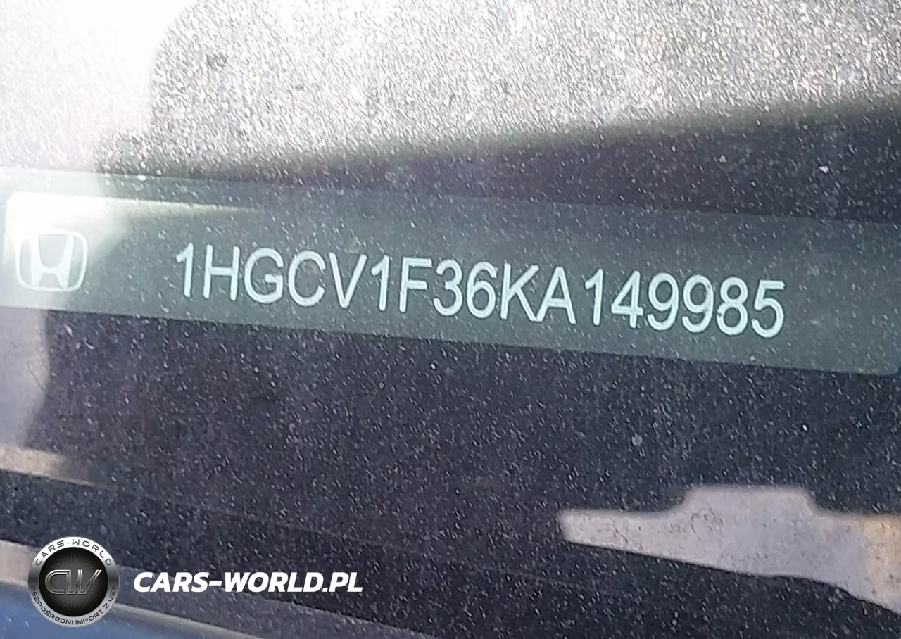 2019 Honda Accord Sport VIN:1HGCV1F36KA149985 - 9