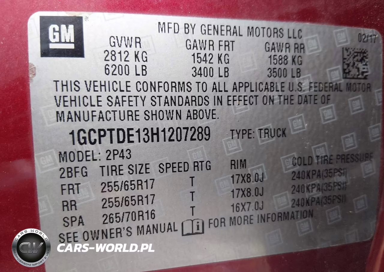 2017 Chevrolet Colorado Z71 VIN:1GCPTDE13H1207289 - 9