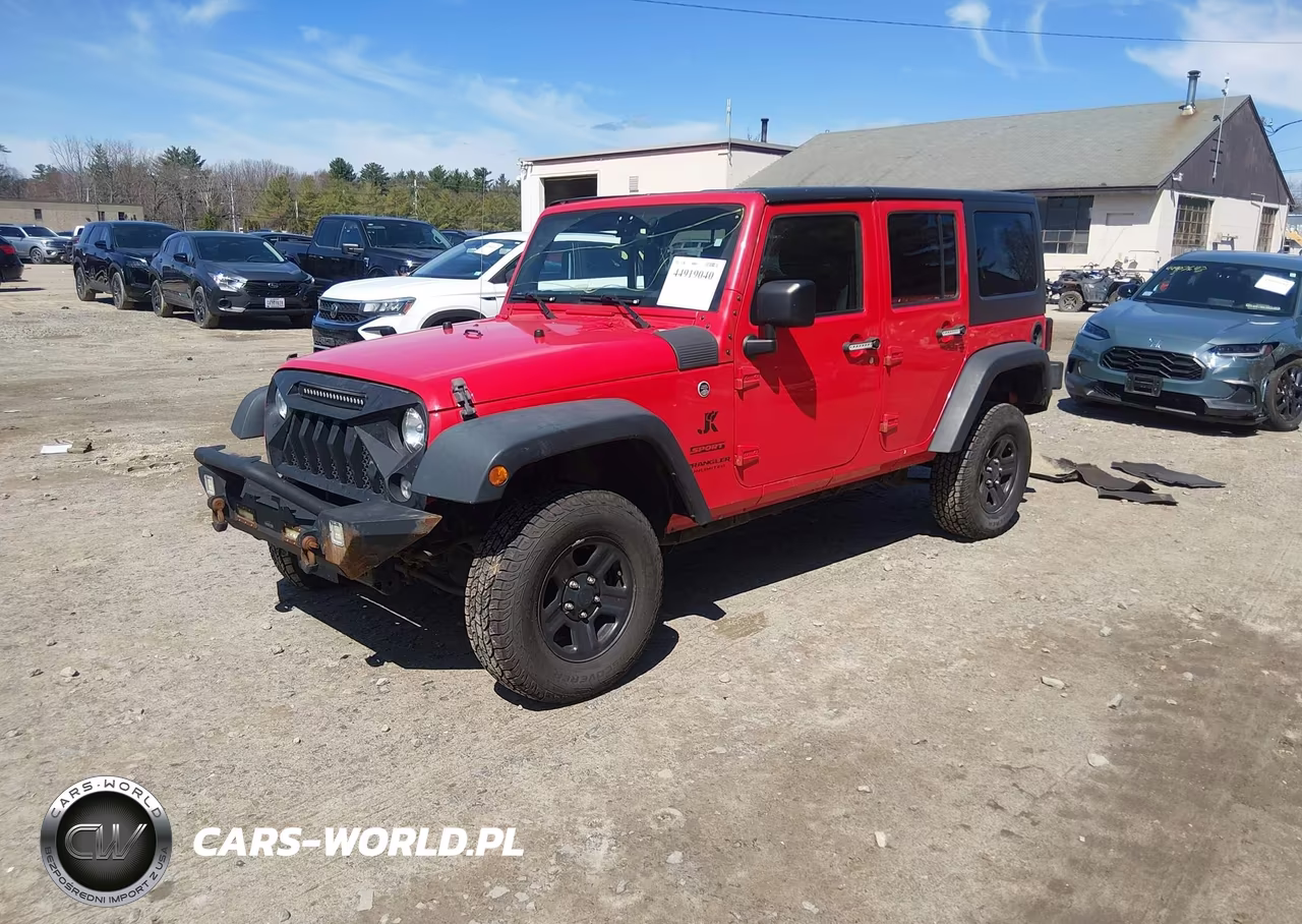 2016 Jeep Wrangler Unlimited Sport VIN:1C4BJWDG8GL190235 - 2
