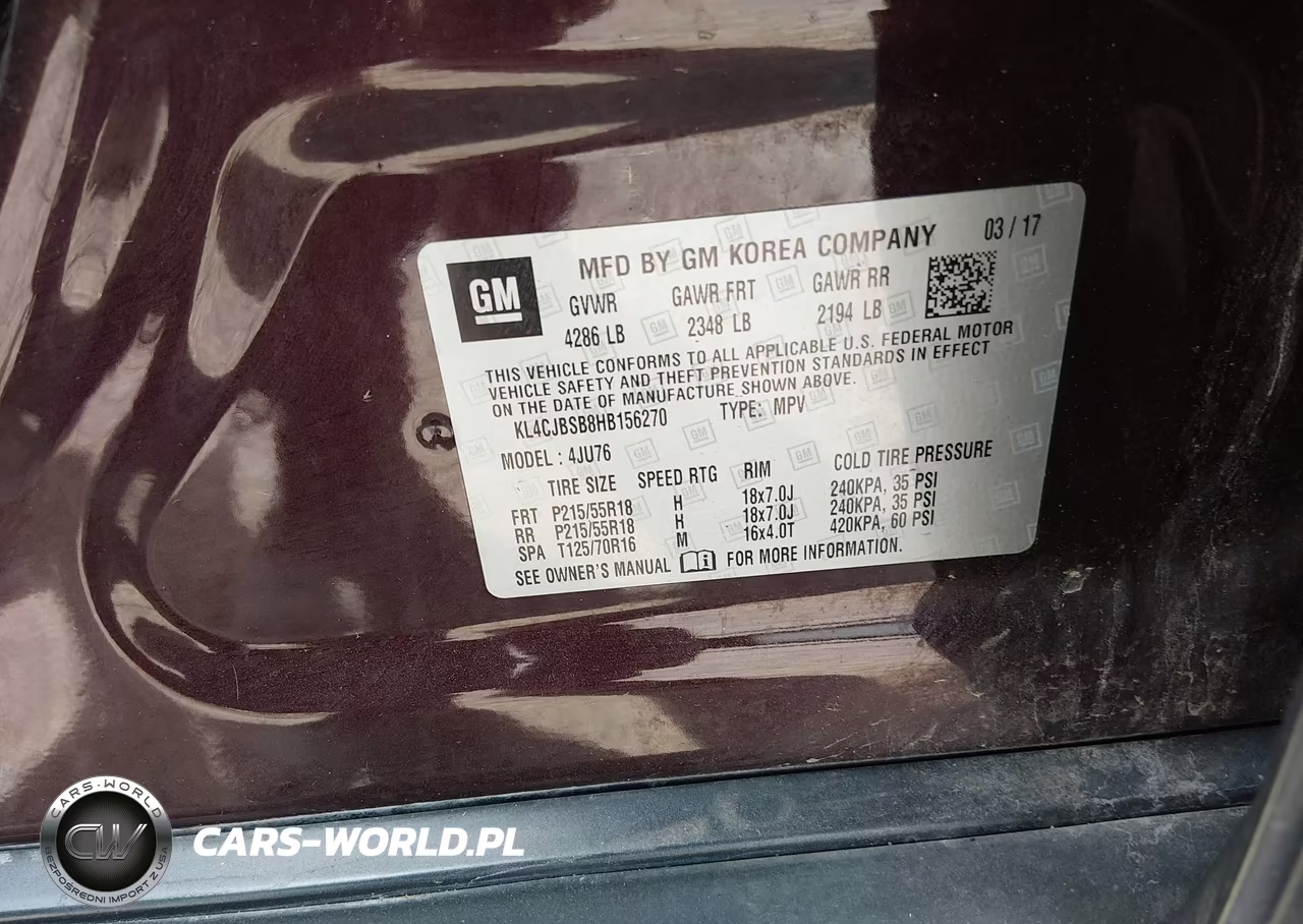 2017 Buick Encore Preferred Ii VIN:KL4CJBSB8HB156270 - 9