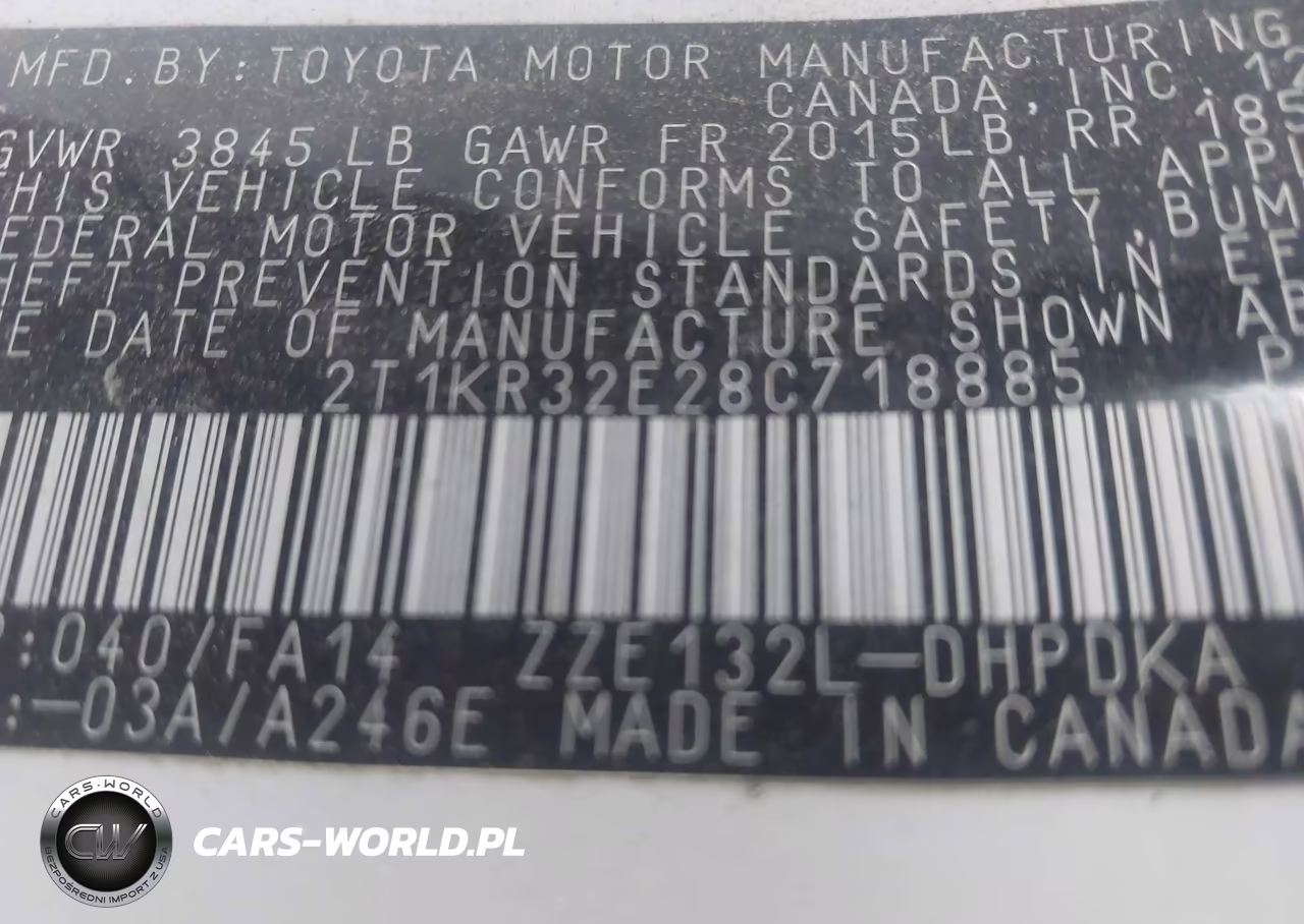 2008 Toyota Matrix VIN:2T1KR32E28C718885 - 9