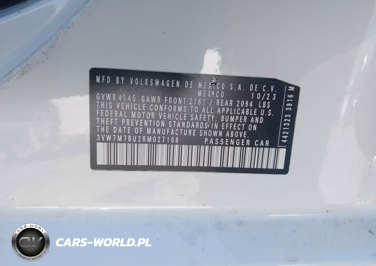 2024 Volkswagen Jetta 1.5T Se VIN:3VW7M7BU2RM027168 - 9