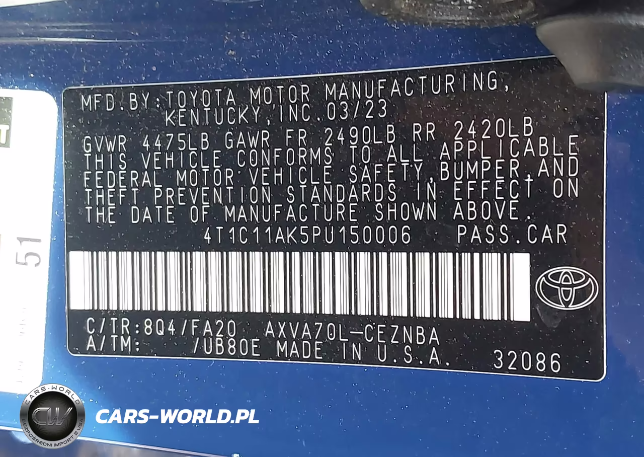 2023 Toyota Camry Le VIN:4T1C11AK5PU150006 - 9