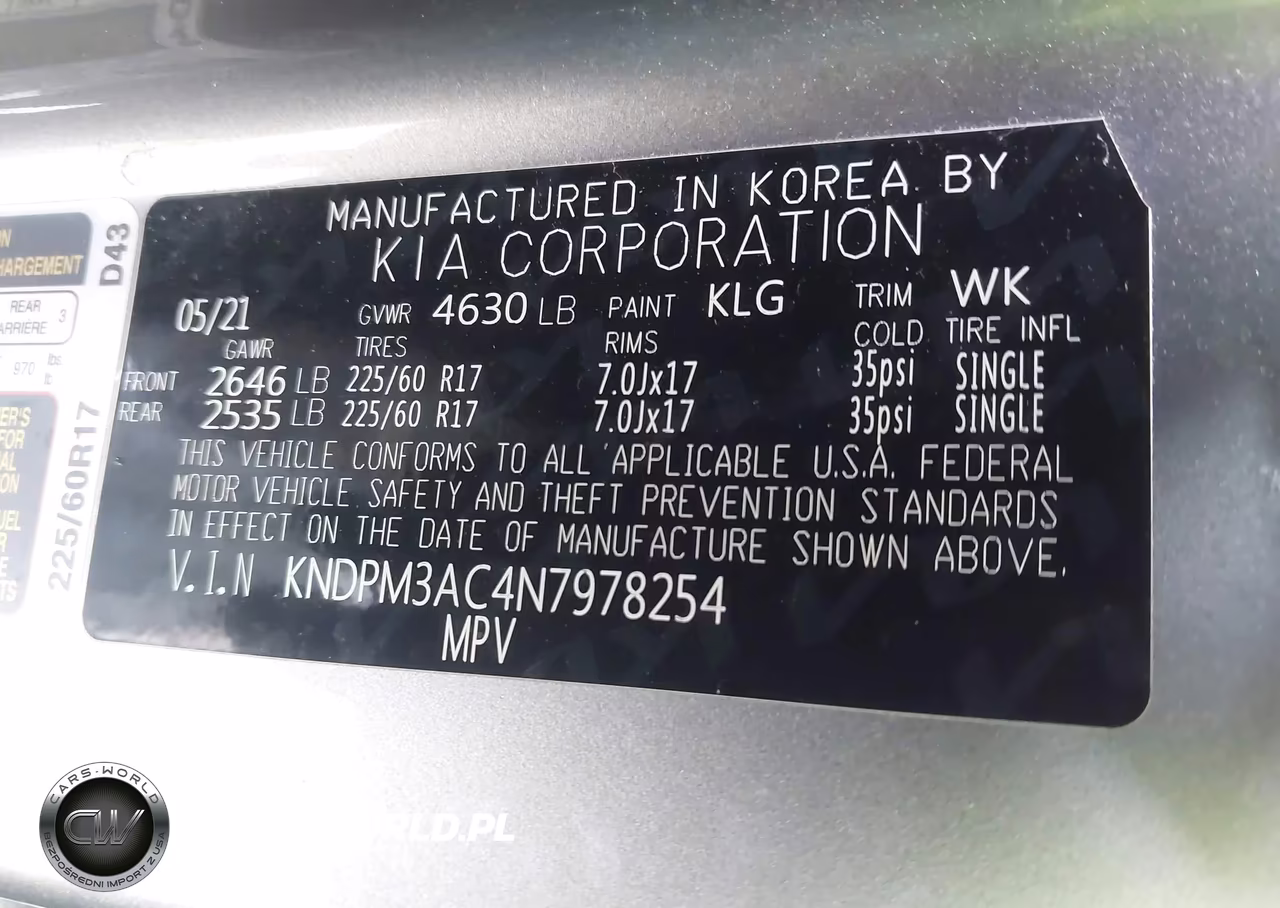 2022 Kia Sportage Lx VIN:KNDPM3AC4N7978254 - 9