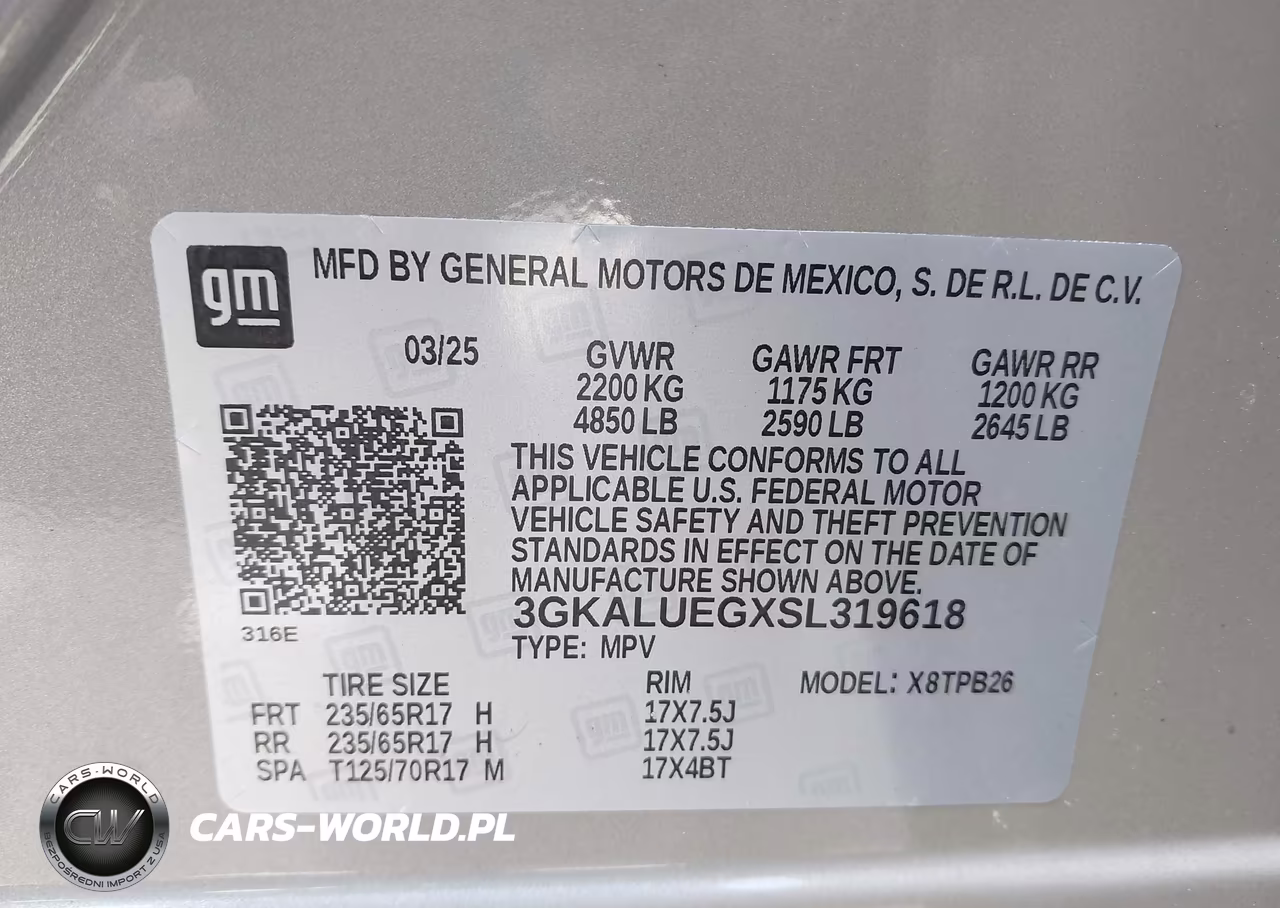 2025 GMC Terrain Awd Elevation VIN:3GKALUEGXSL319618 - 9