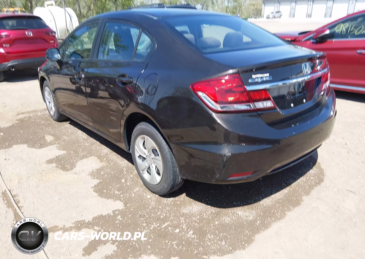 2013 Honda Civic Lx VIN:2HGFB2F5XDH552319 - 3