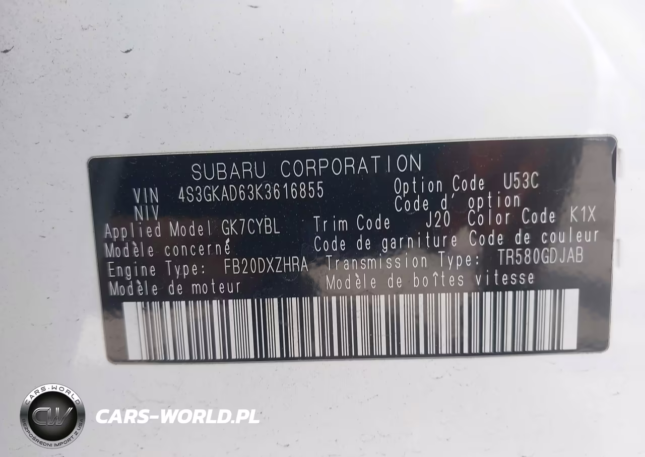 2019 Subaru Impreza 2.0I Premium VIN:4S3GKAD63K3616855 - 8