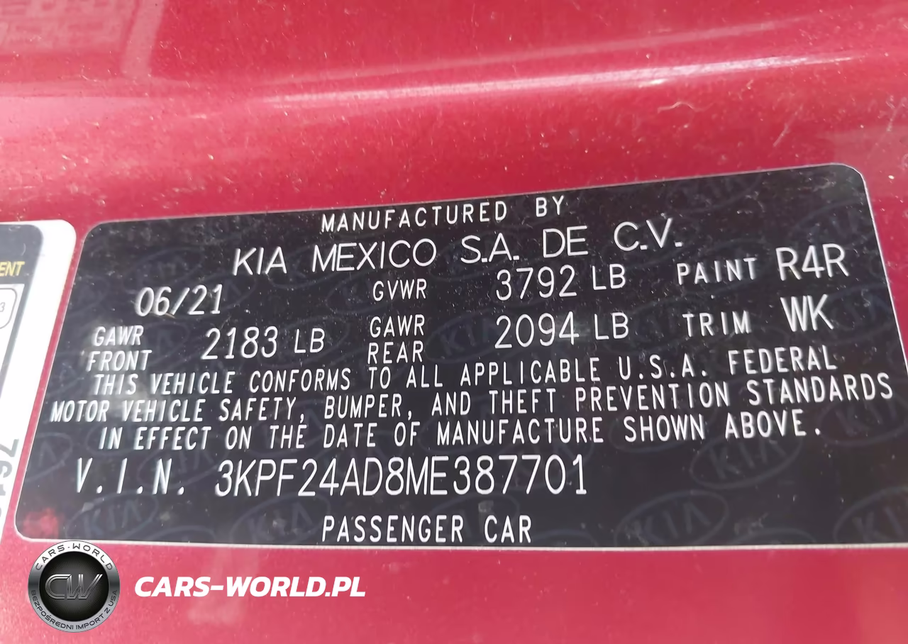 2021 Kia Forte Lxs VIN:3KPF24AD8ME387701 - 9