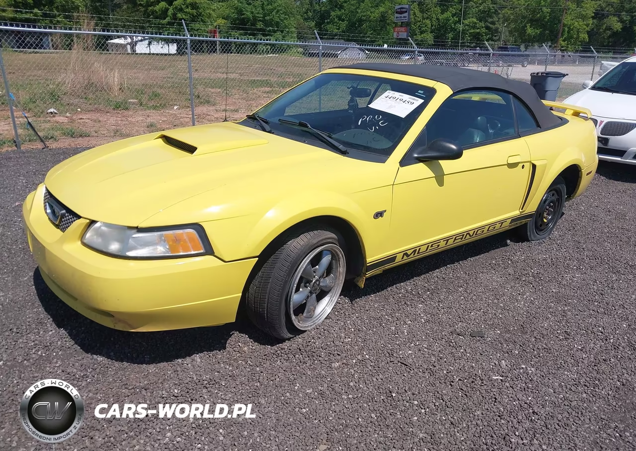 2001 Ford Mustang Gt VIN:1FAFP45X31F180498 - 2