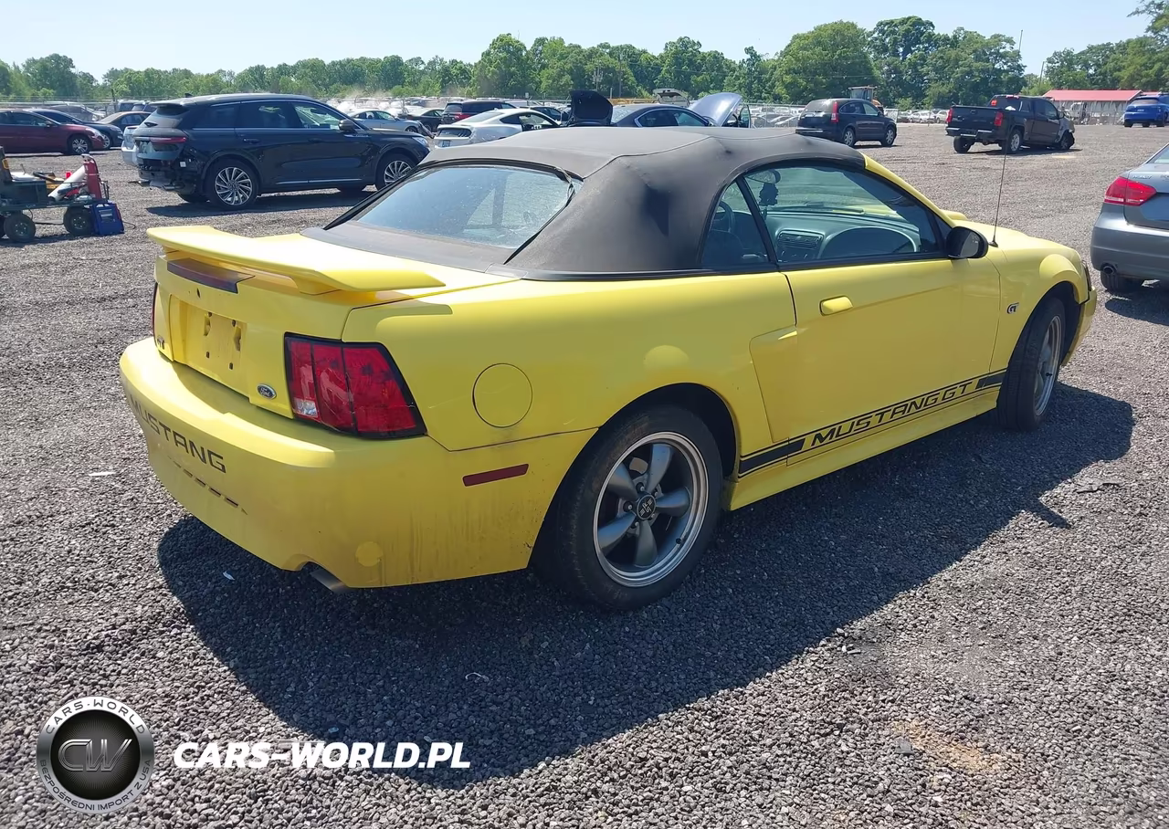 2001 Ford Mustang Gt VIN:1FAFP45X31F180498 - 4