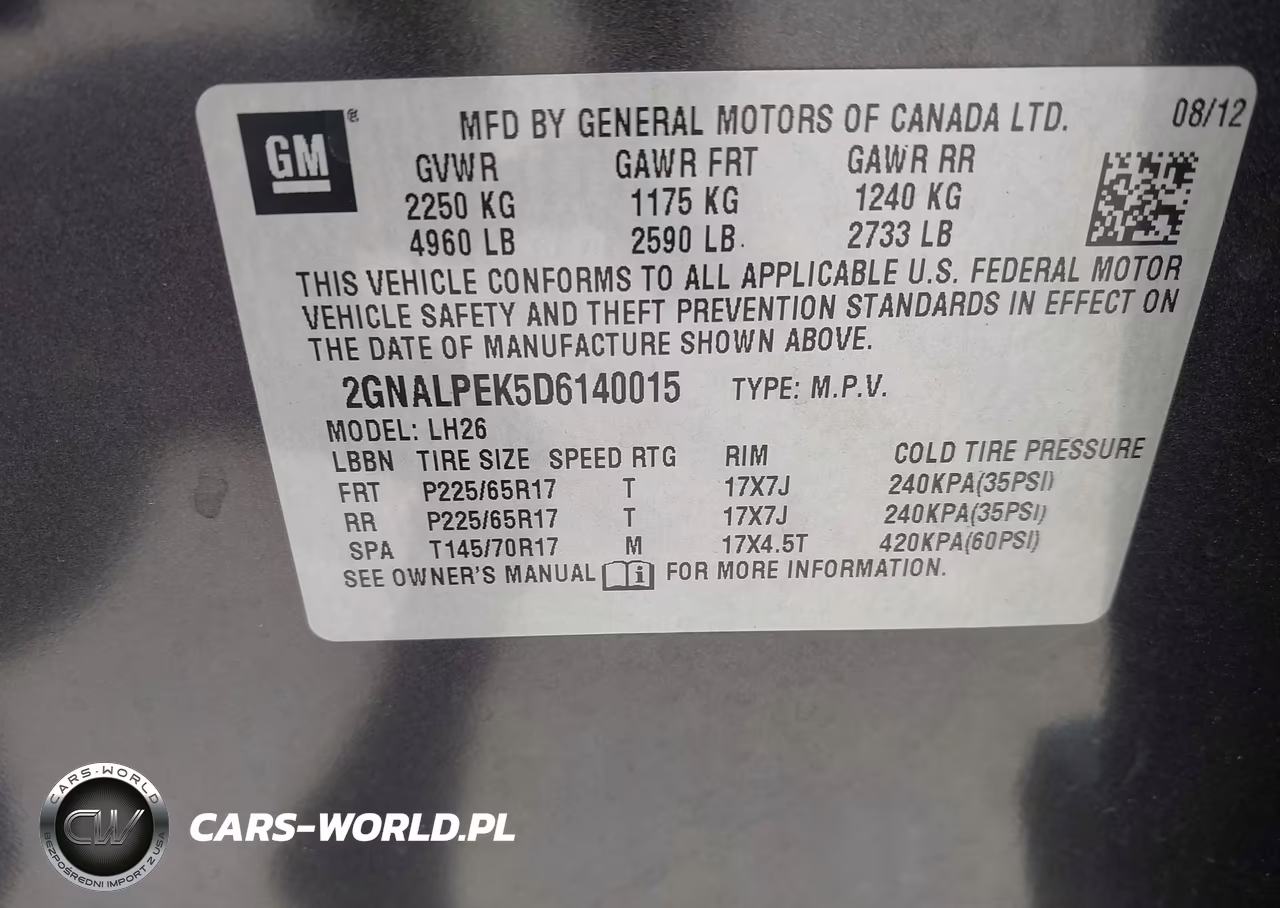 2013 Chevrolet Equinox 2Lt VIN:2GNALPEK5D6140015 - 9
