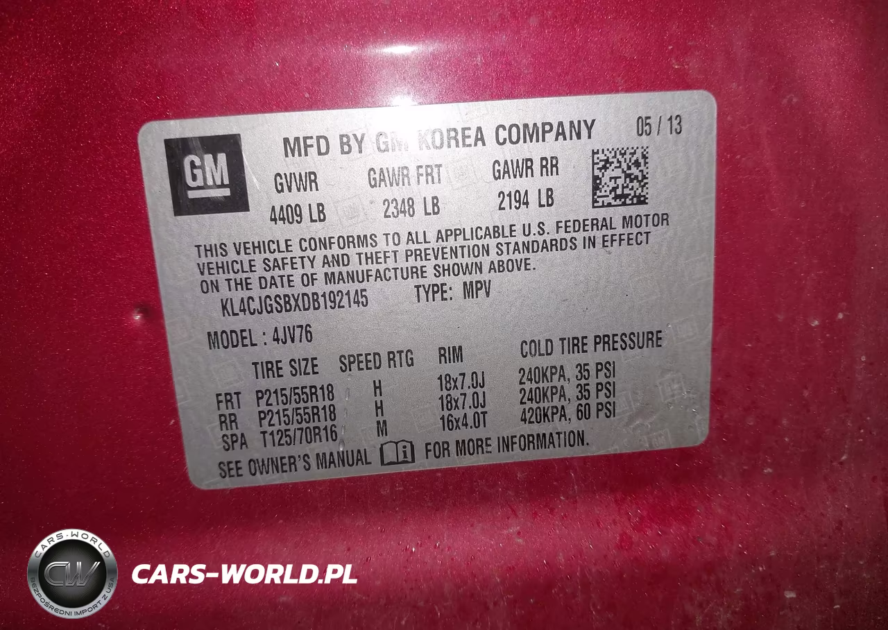 2013 Buick Encore Leather VIN:KL4CJGSBXDB192145 - 9