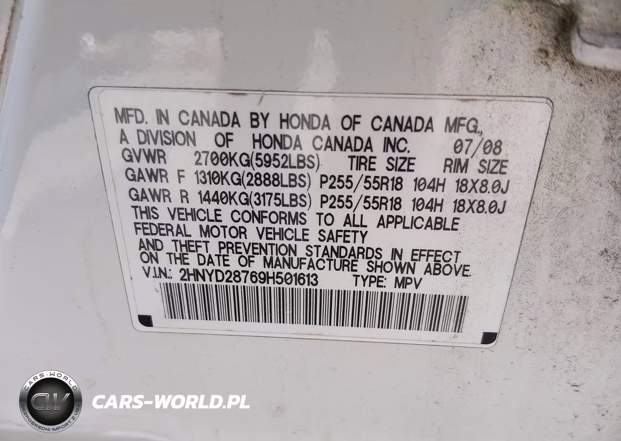 2009 Acura Mdx Sport Package VIN:2HNYD28769H501613 - 9