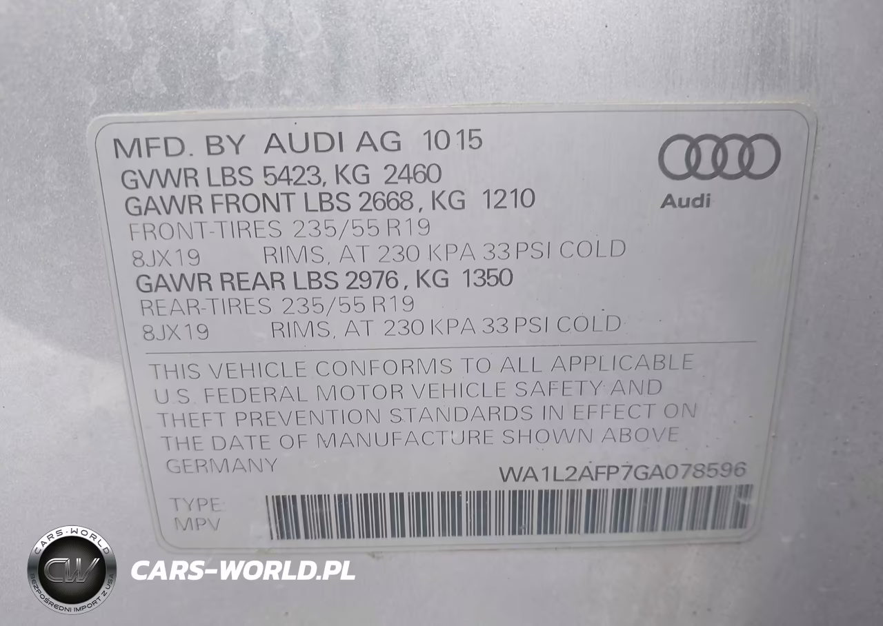 2016 Audi Q5 2.0T Premium VIN:WA1L2AFP7GA078596 - 9