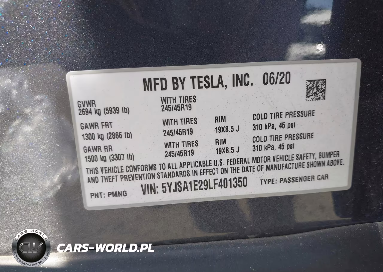 2020 Tesla Model S Long Range Dual Motor All-Wheel Drive-Long Range Plus Dual Motor All-Wheel Drive VIN:5YJSA1E29LF401350 - 9