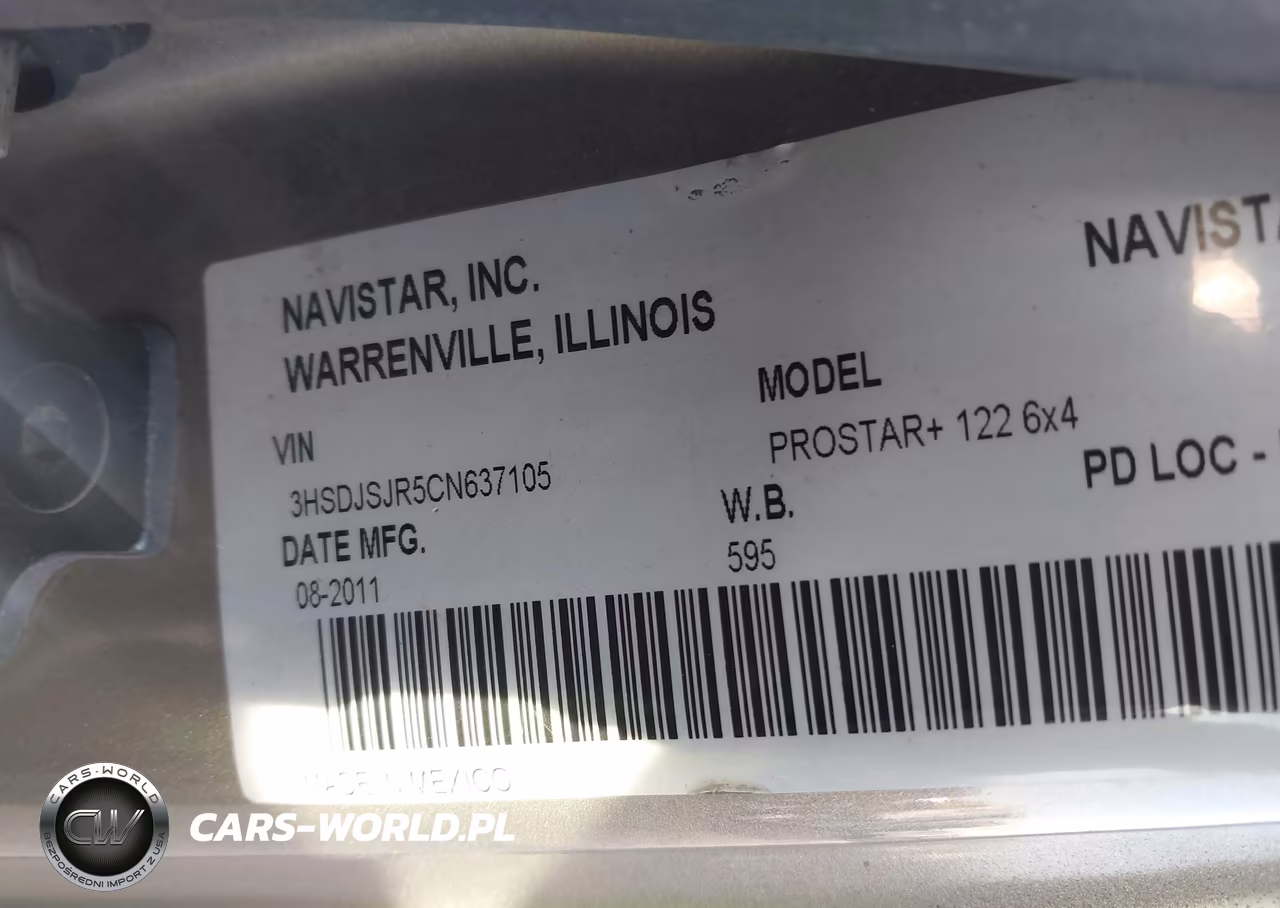 2012 International Prostar VIN:3HSDJSJR5CN637105 - 8