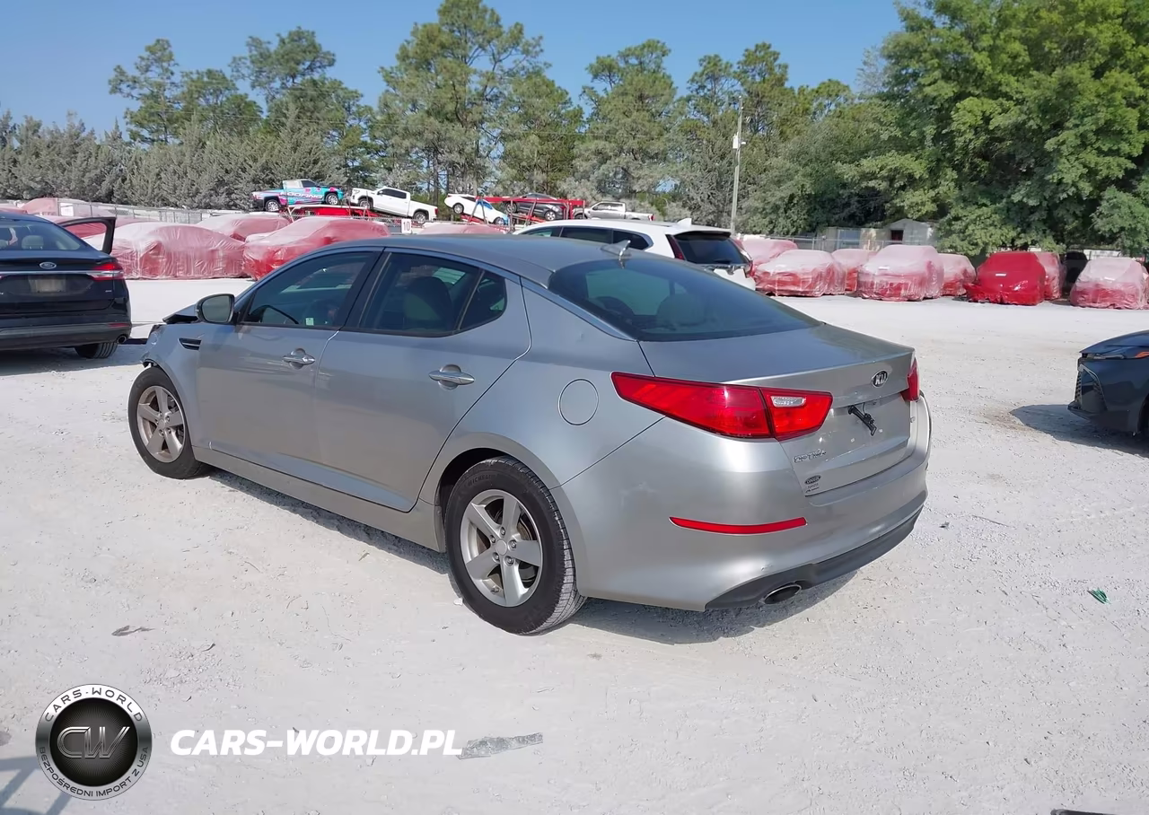 2015 Kia Optima Lx VIN:5XXGM4A77FG438799 - 3