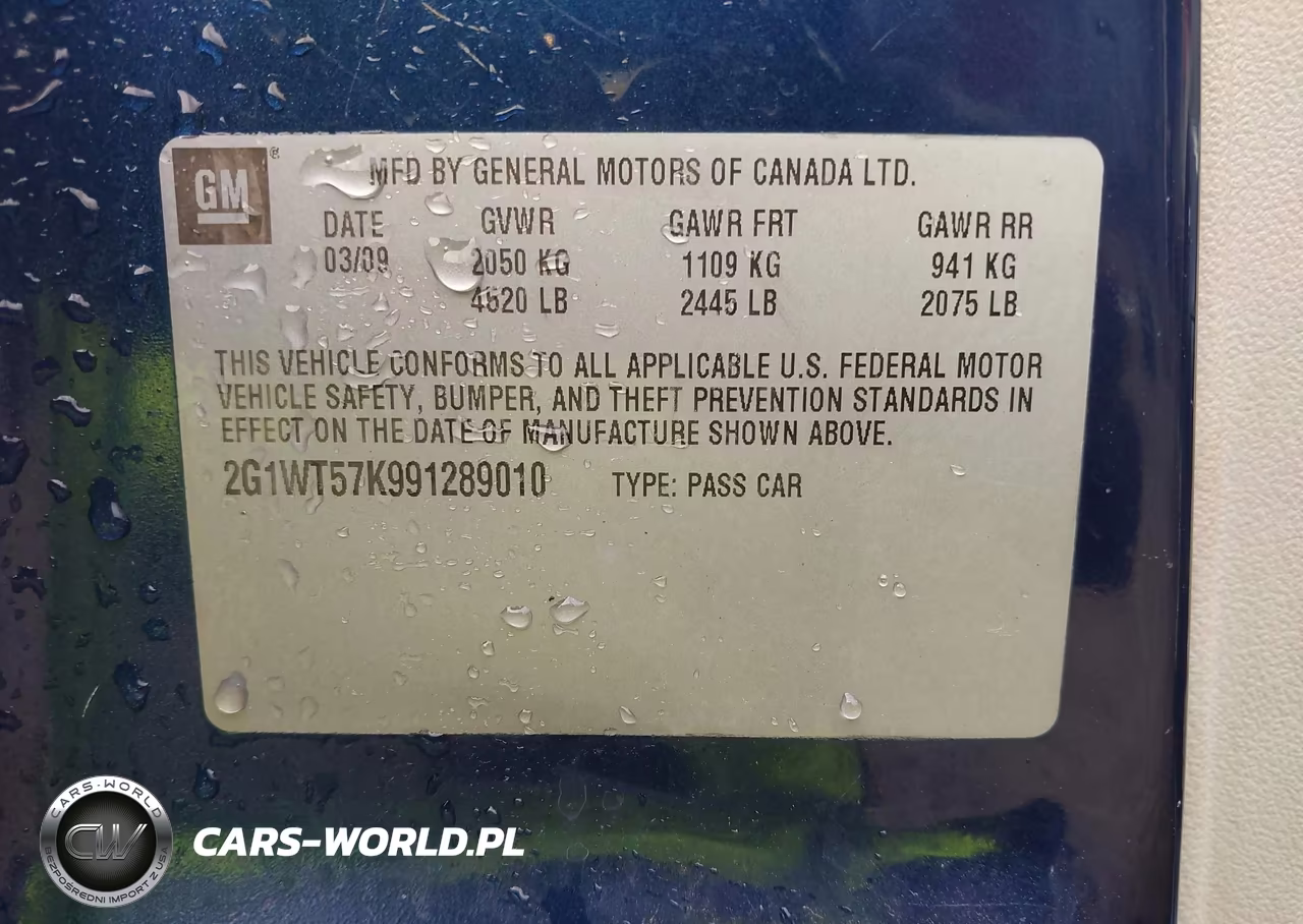 2009 Chevrolet Impala Lt VIN:2G1WT57K991289010 - 9