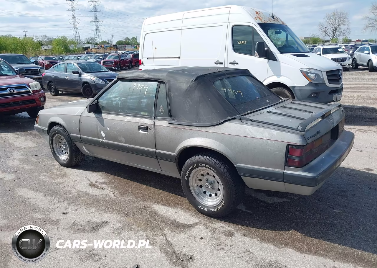 1986 Ford Mustang Lx-Gt VIN:1FABP2736GF301871 - 3