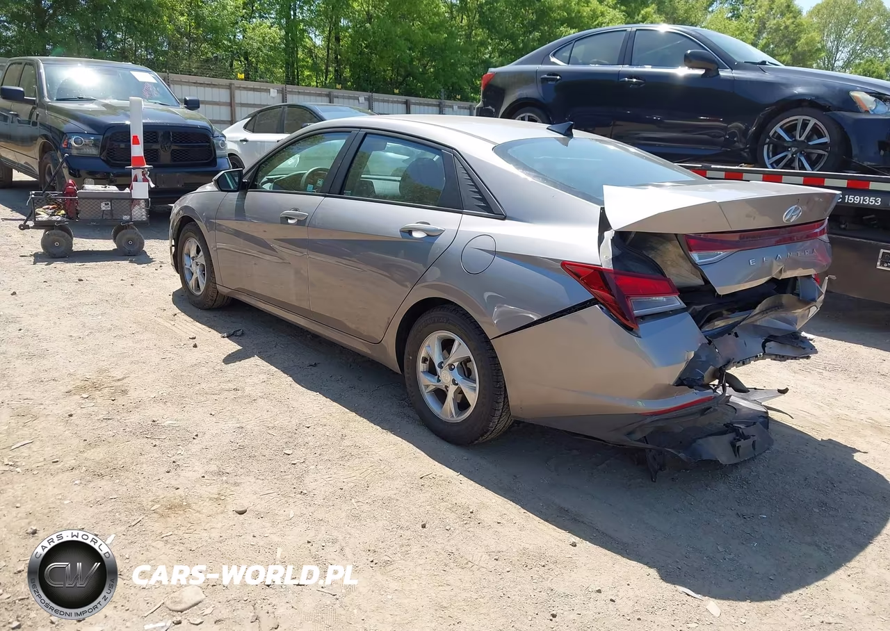 2021 Hyundai Elantra Se VIN:KMHLL4AG1MU147137 - 3