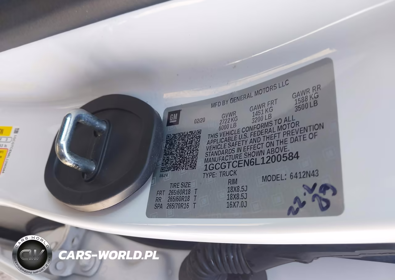 2020 Chevrolet Colorado 4Wd Short Box Lt VIN:1GCGTCEN6L1200584 - 9