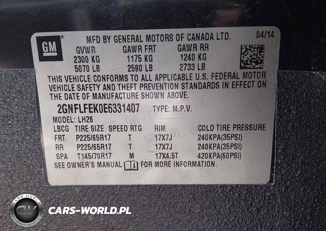 2014 Chevrolet Equinox 1Lt VIN:2GNFLFEK0E6331407 - 9